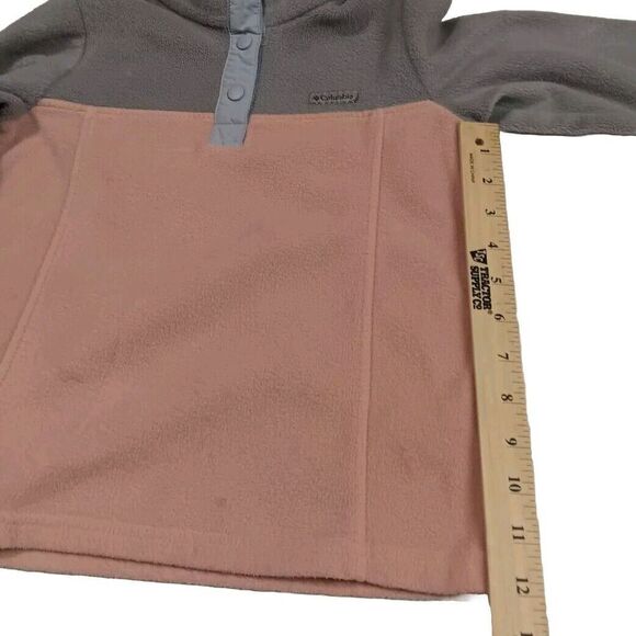 Columbia Girls Quarter Snap Fleece Pullover Small (7-8) - Picture 3 of 10